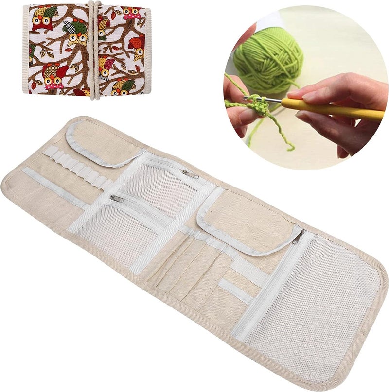 Jacksing Knitting Needles Case, Knitting Needle Storage Bag Comfortable Oxford Cloth for Storage for Household(#2) - Image 2